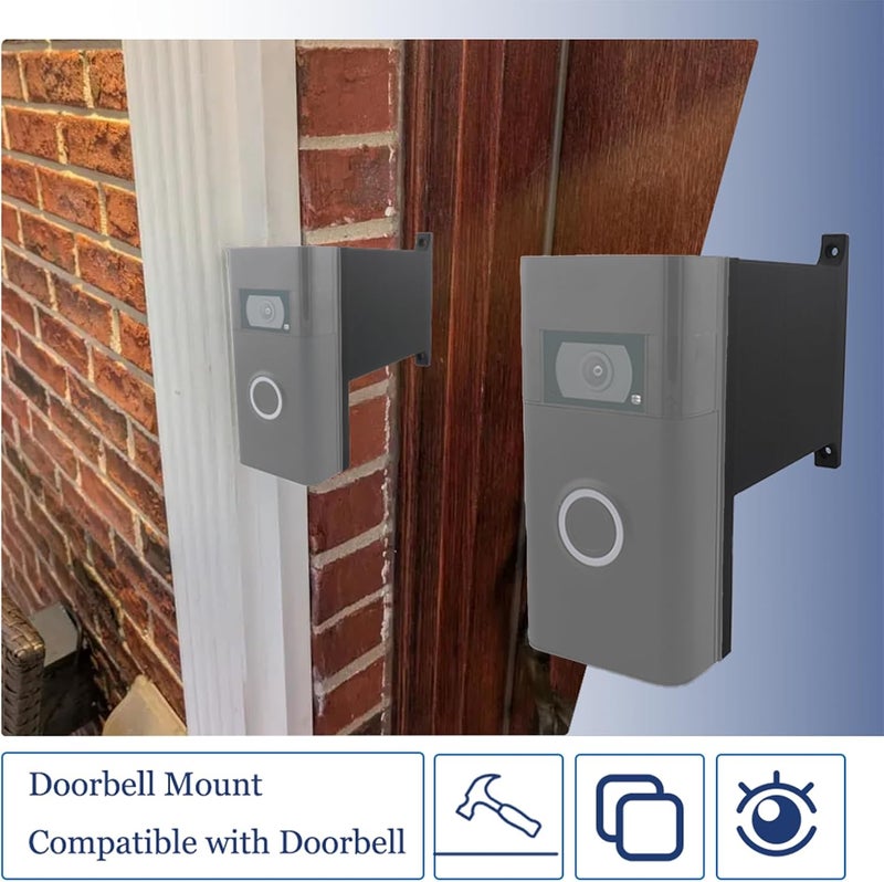 AIVONO Doorbell Mount Compatible with Ring Doorbell, Extends Doorbell Mount for Brick Wall, Better Visibility and Angle Designed To Fit All Compatible with Ring Models (3") - Image 3